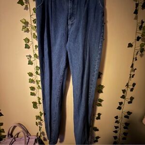SHEIN Women's Straight Leg Blue Jeans